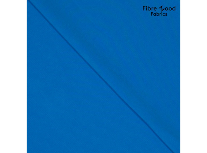 Fibre Mood - Tissu Crêpe de Viscose Mélangé "Thara" Uni Couleur Bleu Ultramarine