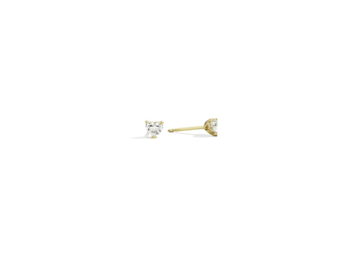 Boucles d'oreilles Recarlo Anniversary Love en or jaune et Diamant 0.18ct