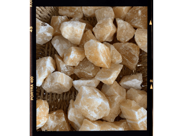 Pierre Brute Calcite jaune