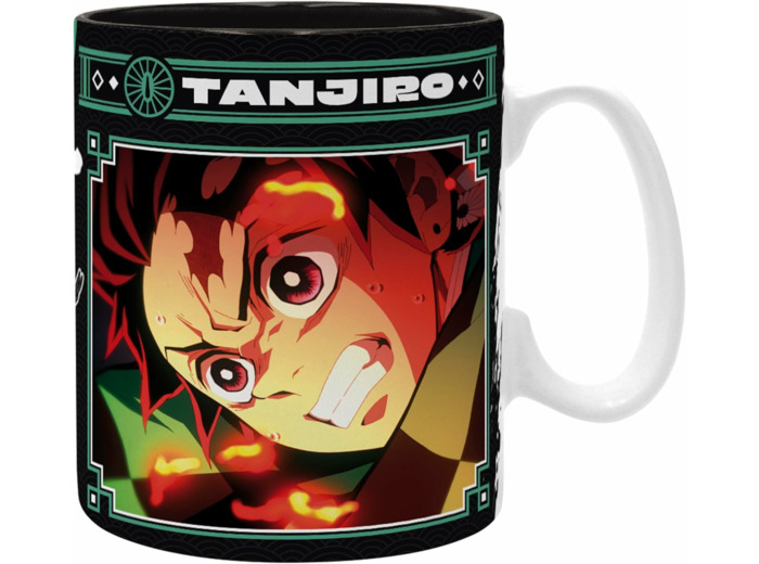 [MUG]  - DEMON SLAYER Mug Tanjiro noir & vert S2 460ML