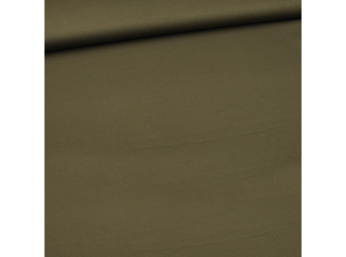 Sélection Coup de coudre - Tissu Jersey Maille Milano Uni Couleur Olive