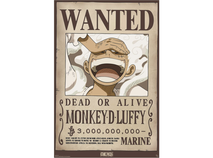 [POSTER] ONE PIECE - Poster Maxi 91,5x61 - Wanted Luffy Wano