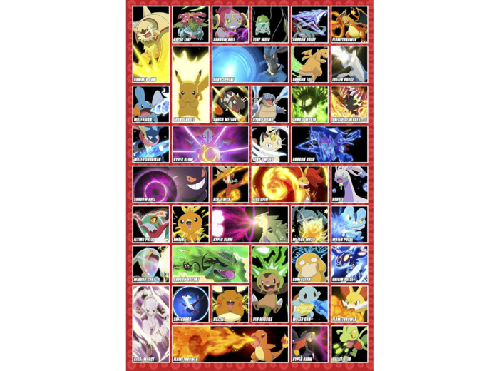 Pokemon officielle pour enfants/enfants SE Déplace Maxi poster 91.5x61 cm