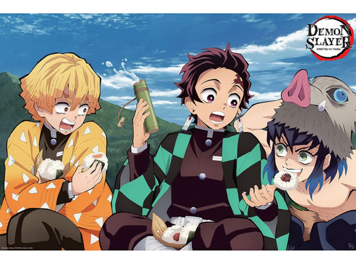 [POSTER] DEMON SLAYER Poster Tanjiro, Zenitsu, Inosuke (91,5 x 61 cm)