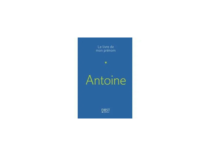 Livre Antoine