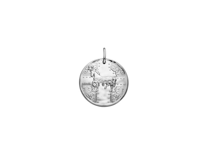 Médaille Arthus Bertrand Versailles Cheval en argent satiné, 25 mm