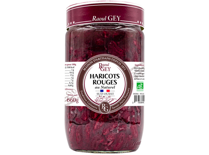 Haricots rouges au naturel