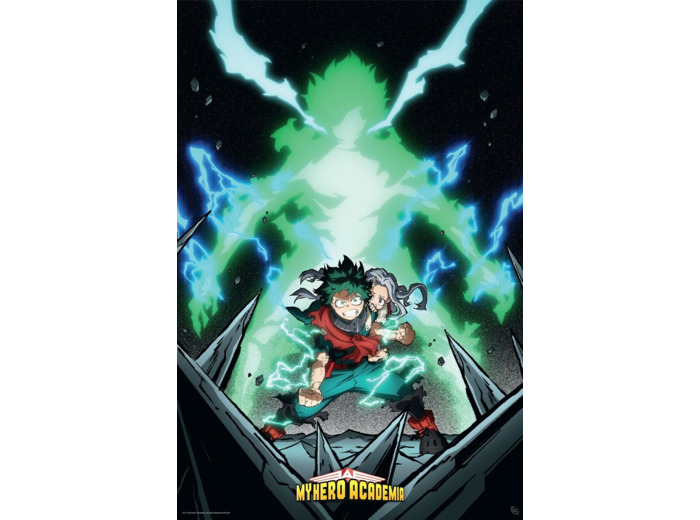 [POSTER] MY HERO ACADEMIA - Poster - Eri & Izuku - roulé filmé (91.5x61 cm)