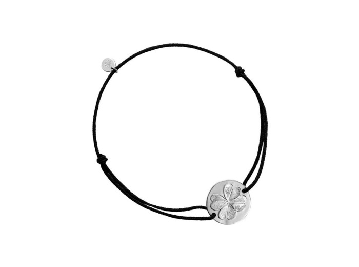 Bracelet Arthus Bertrand Comédie trèfle 16mm en argent