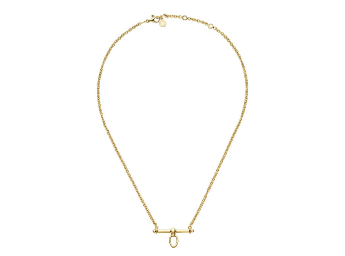 Collier trapèze PM Arthus Bertrand anneau ouvrant vermeil (38/40/42)