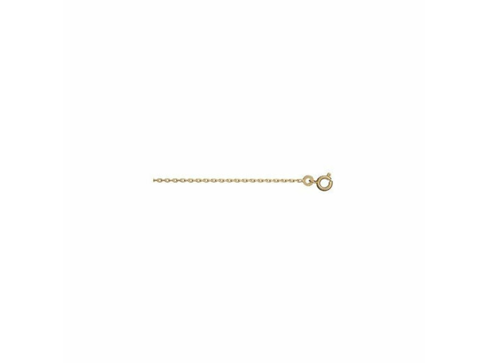 Chaîne forçat 1.6mm 40cm plaqué or