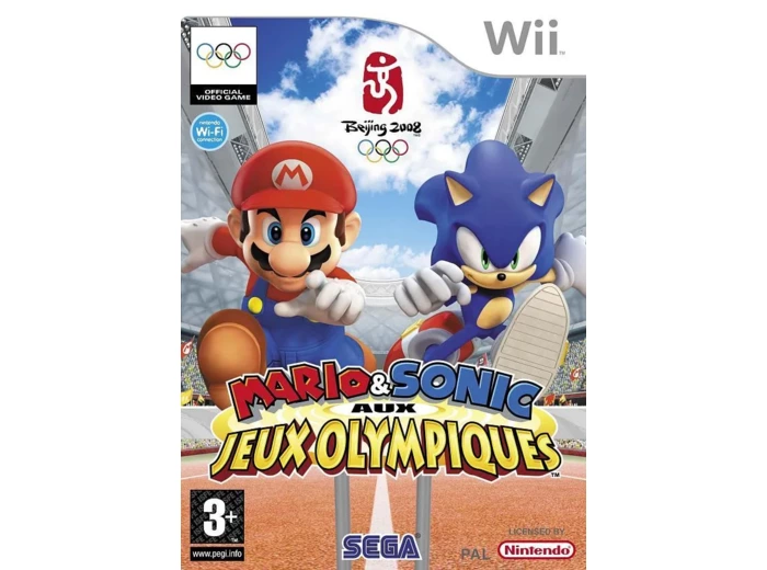 Jeu WII Mario & sonic aux Jeux Olympiques de Beijing 2008