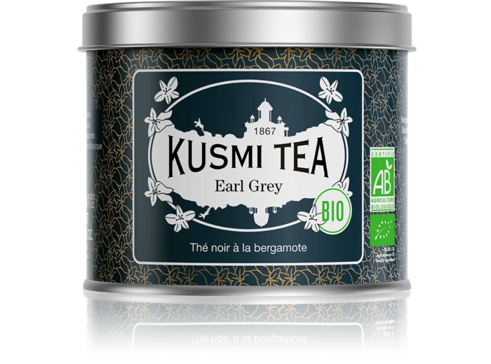 Thés Aromatisés Noirs Earl Grey Bio - Boîte métal 100gr