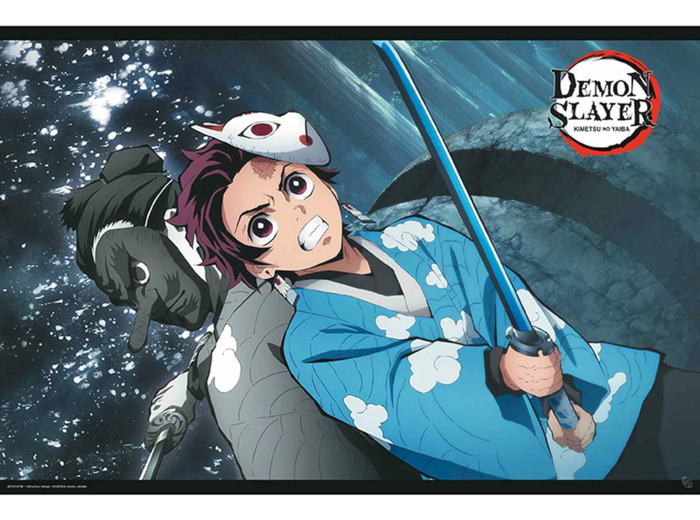 [POSTER] DEMON SLAYER - Poster Maxi 91,5x61 Tanjiro & Urukodaki