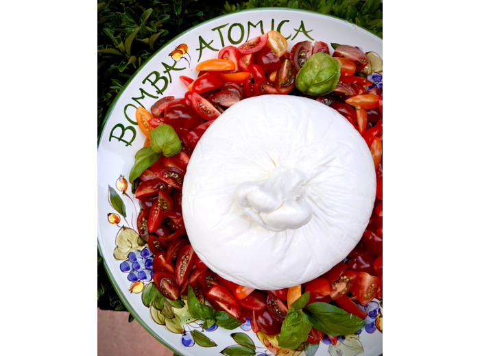 Burrata, mozzarella lait de vache