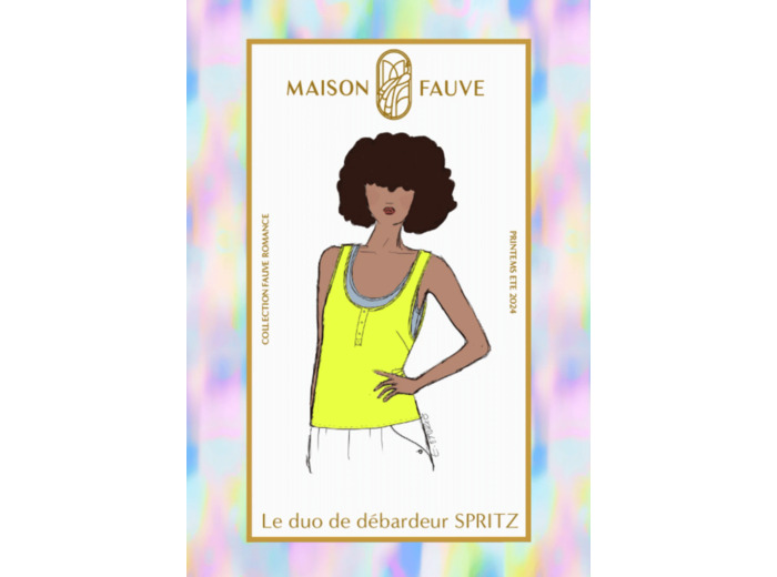 Maison Fauve - Patron Couture Duo Débardeur "Spritz" du 34 au 52