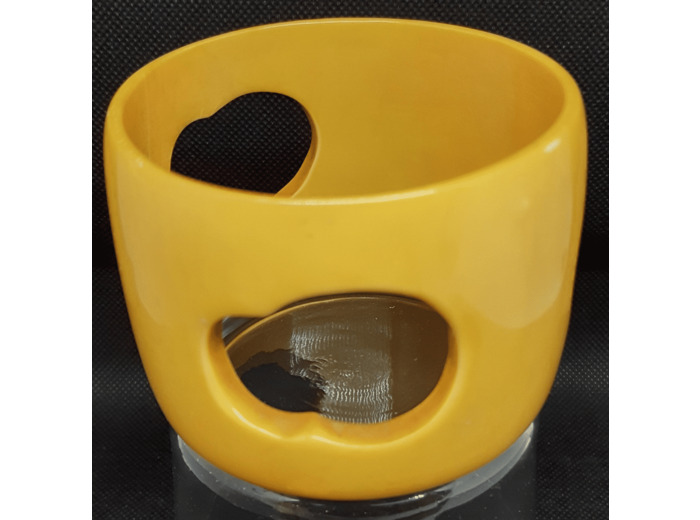 Bracelet résine jaune 24-260