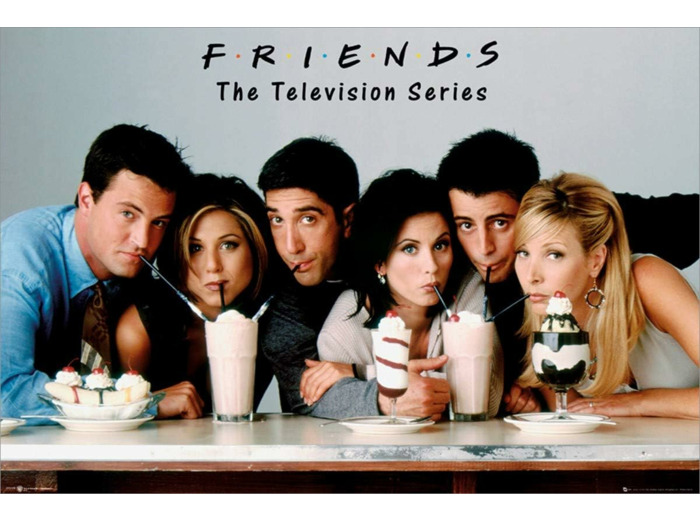 [POSTER] FRIENDS Poster Milkshake (91,5 x 61 cm)