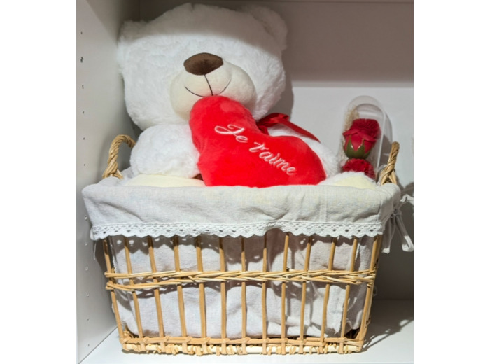 Panier étreinte d'amour