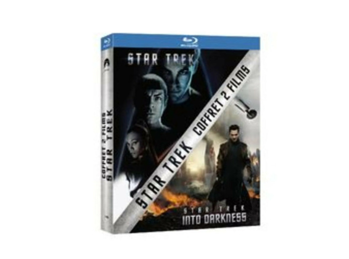 Blu-Ray Coffret star trek : star trek ; star trek into darkness