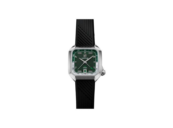 Montre March LA.B AM2 GMT AUTOMATIQUE Grall - Silicone noir