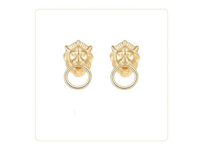 Boucles d'Oreilles Mini Lion