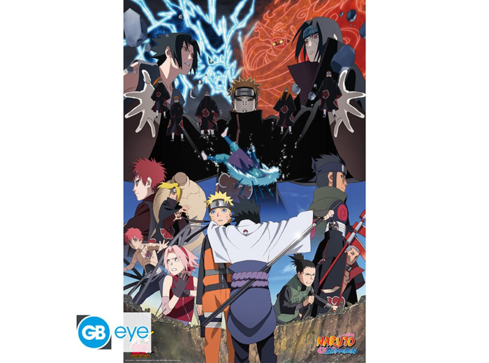 [POSTER] NARUTO SHIPPUDEN - Poster Maxi 91,5x61 - Rivaux