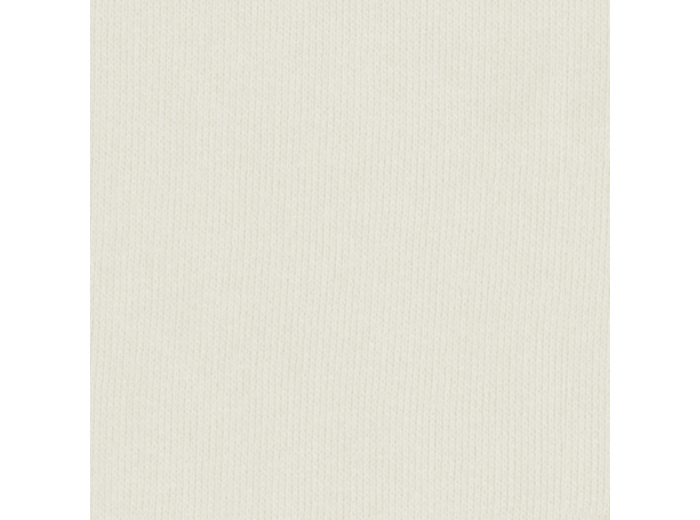 C. Pauli - Tissu Sweat de Coton Gratté Uni Couler Blanc