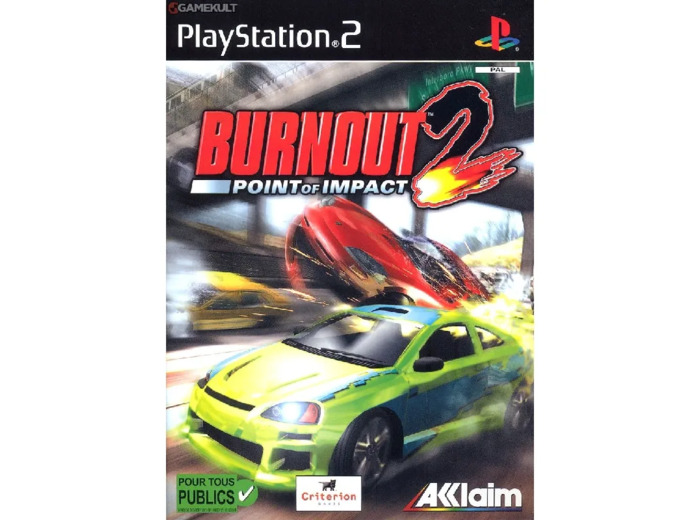 Jeu Ps2 Burnout 2 Point Of Impact