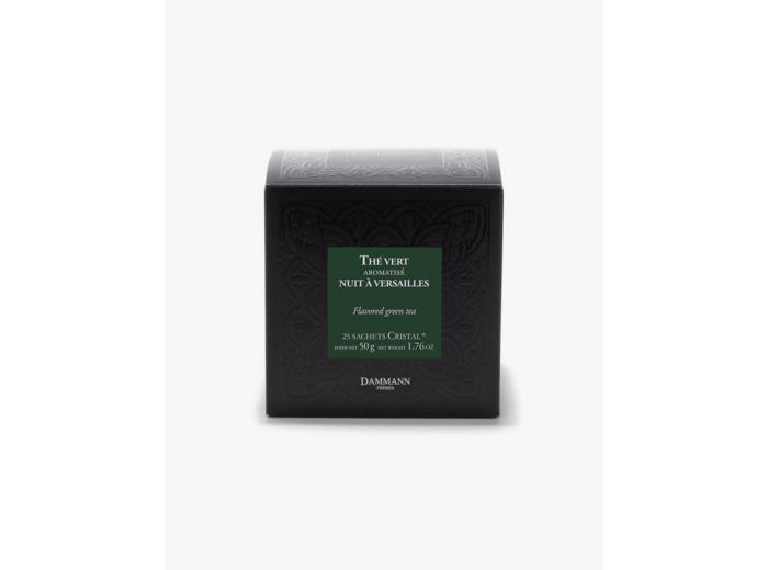 Thé vert Nuit à Versailles 25 sachets Cristal
