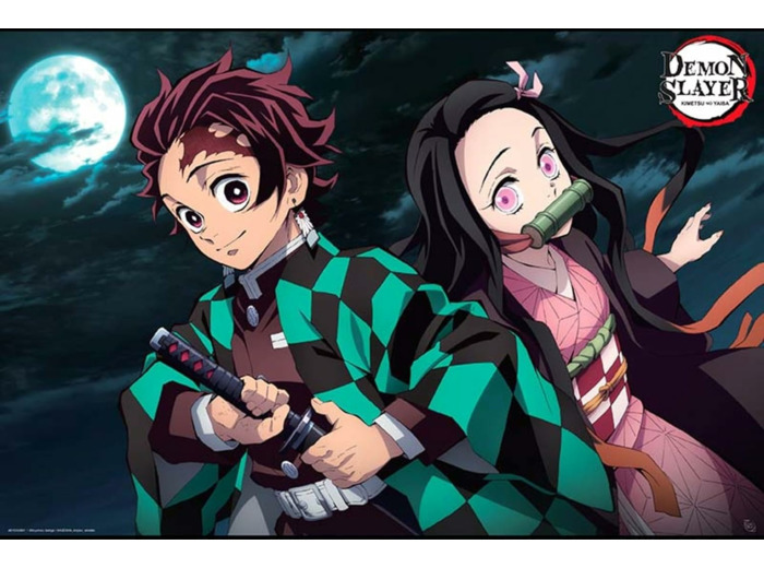 [POSTER] DEMON SLAYER - Poster Maxi 91,5x61 - Tanjiro & Nezuko