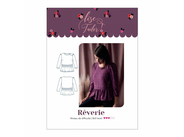 Lise Tailor – Patron Femme Blouse "Rêverie" du 34 au 48