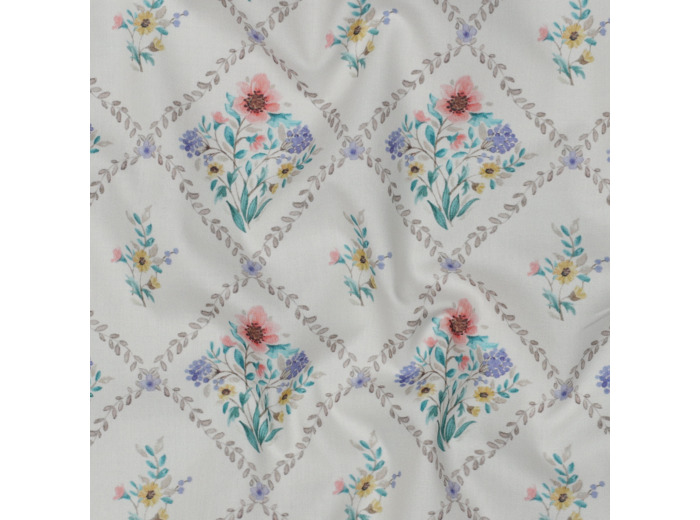 Sélection Coup de coudre - Popeline de Coton Imprimé Fleuri Vintage