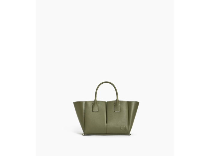 Petit sac à main Elena en cuir grainé