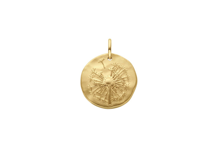 Médaille Arthus Bertrand Pissenlit 16mm vermeil
