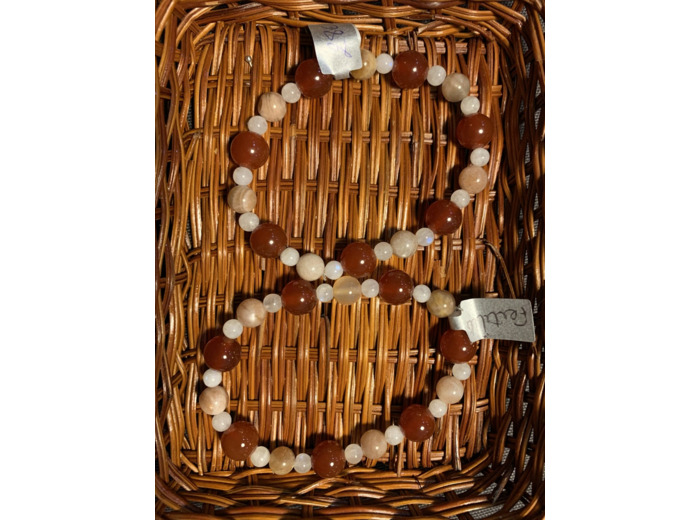 "Fertilité" Pierre de lune et Cornaline