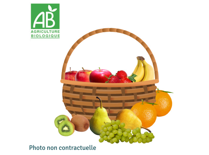 A1 - Panier Fruits bio de saison pour 2 pers