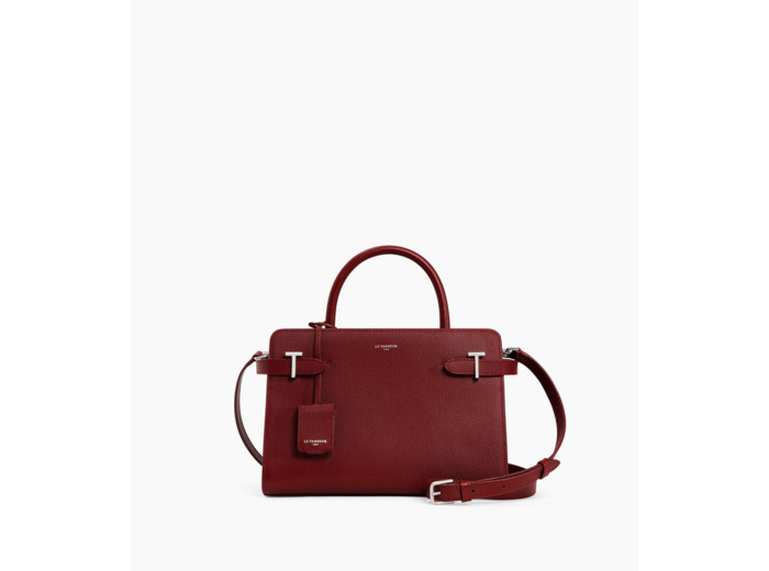 Sac à main moyen modèle Emilie en cuir signature T