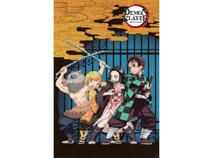 [POSTER] DEMON SLAYER Poster Groupe (91,5 x 61)