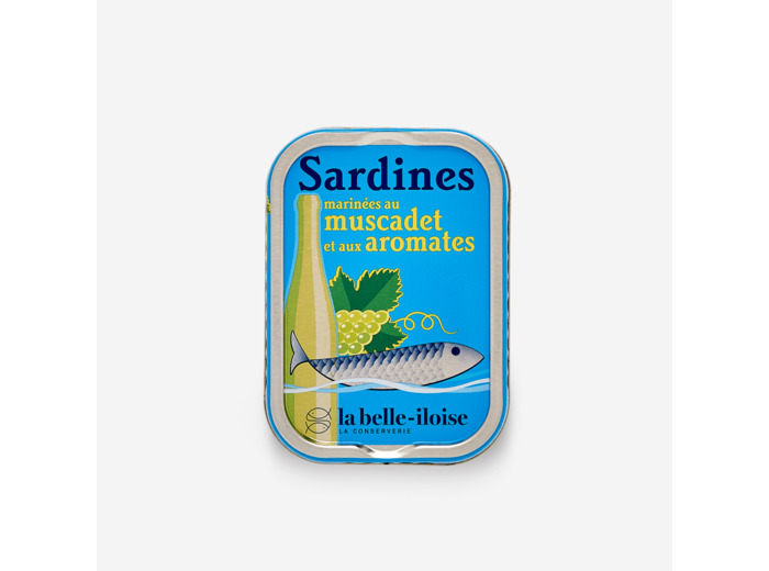 Sardines marinées au muscadet et aromates 115g