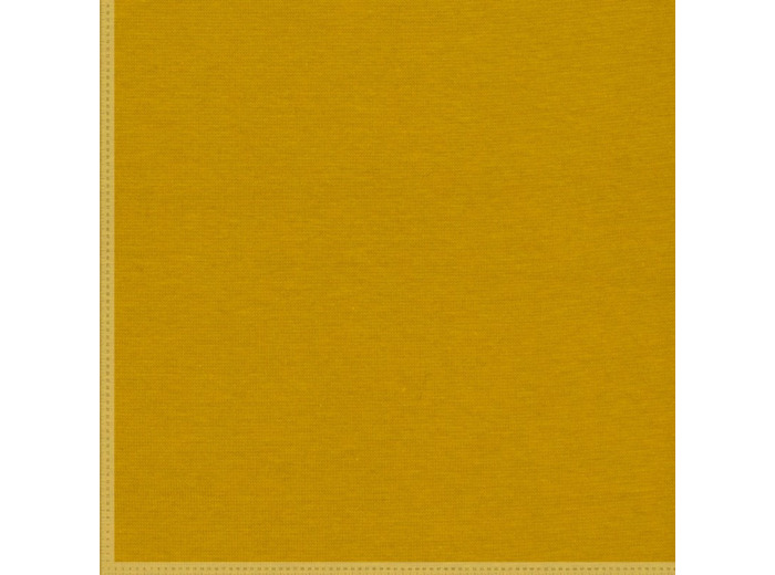 Sélection Coup de Coudre - Tissu Jersey Bord-Cotes Uni Couleur Ocre