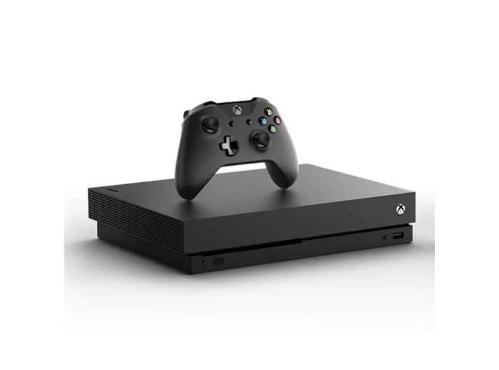 Console Microsoft Xbox One X 1to Noire avec une manette