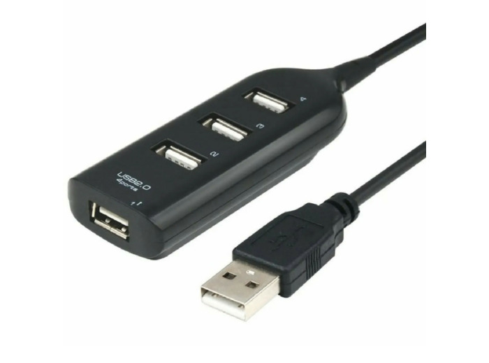 HUB USB 4 ports AT658- noir