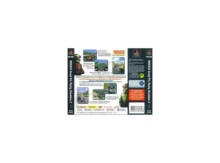 Jeu PS1 Monaco Grand Prix Racing Simulation 2 PS1