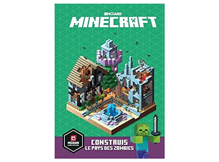 Livre Minecraft - Construis Le Pays Des Zombies