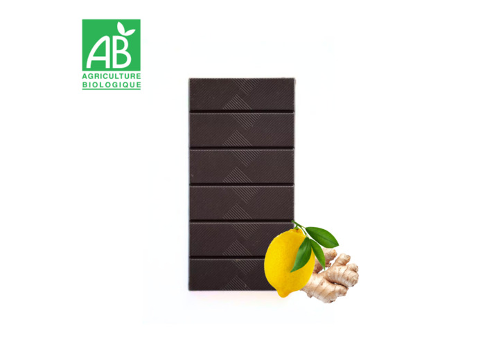 Chocolat Noir Citron Gingembre x 1