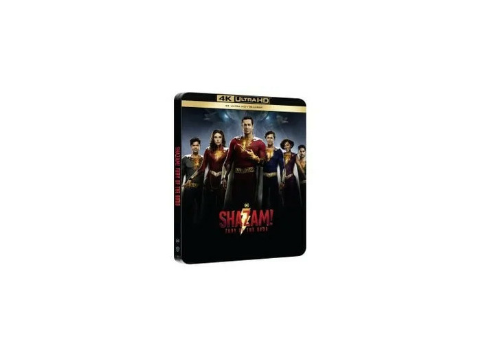 Blu-Ray Shazam! La Rage des dieux - 4K Ultra HD + Blu - ray - Édition boîtier SteelBook