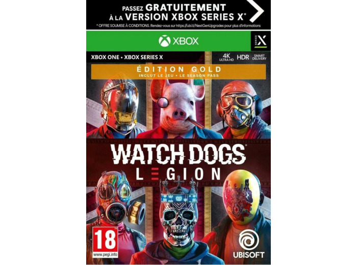 Jeu XBox One Watch Dogs Legion Edition Gold