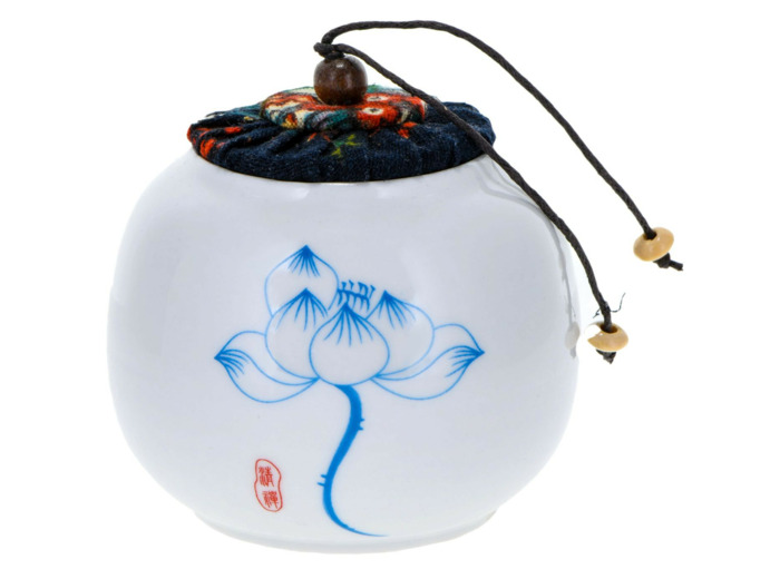 POT À THÉ PORCELAINE 50g