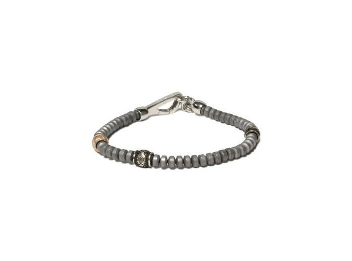 Bracelet Borsari Tibet en argent et hématite